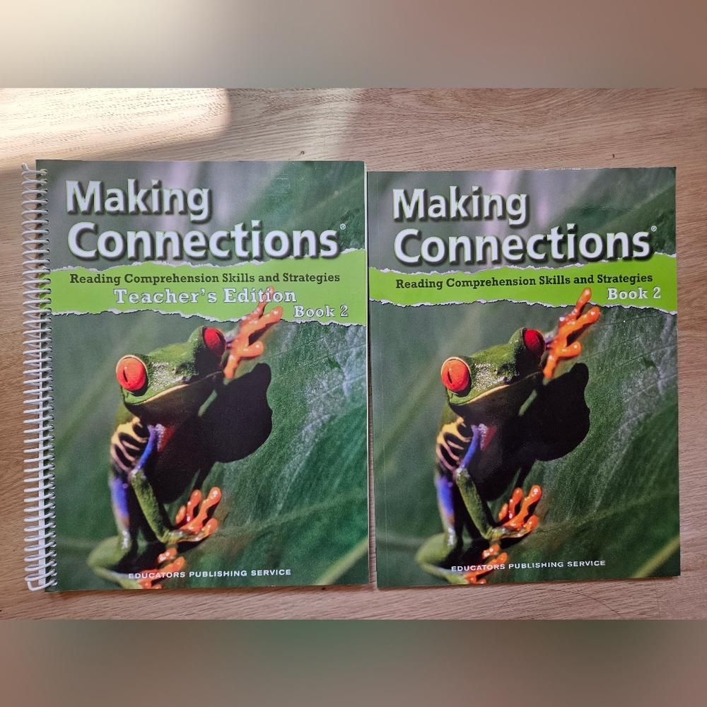 *New* Making connections Book2 Teacher's edition and student book